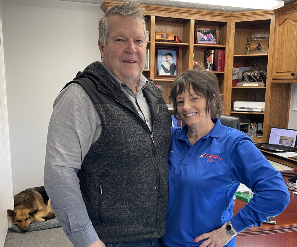 Owners of Kingdom Air, Bob and Janell Graber
